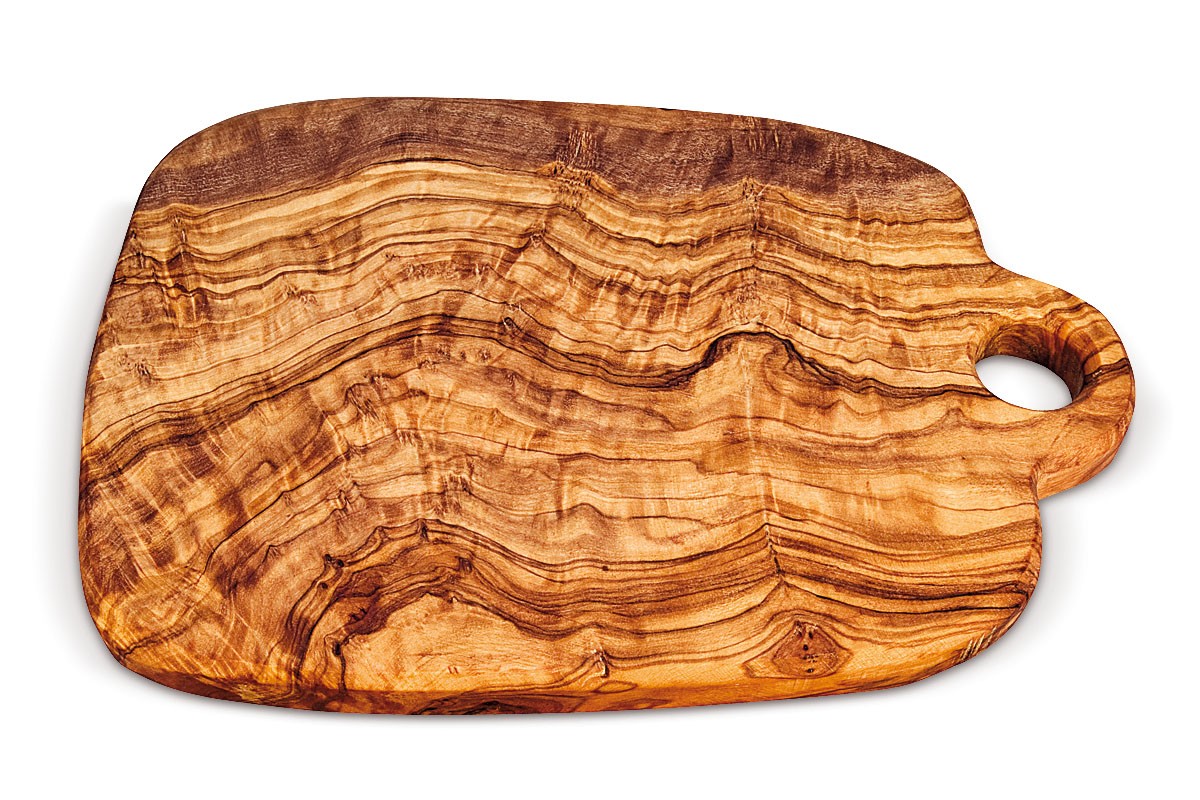 Tagliere con manico in legno di Ulivo - Arte Legno